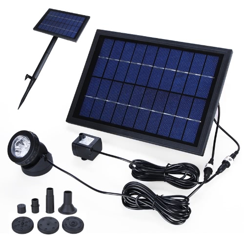 Details about / Solar Fountain DC Brushless Mini Water Pump for Landscape Pool Pond Garden Decor