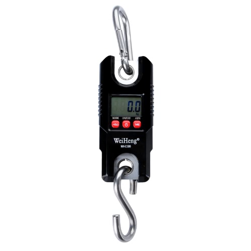 

Mini Portable Crane Scale 300kg 0.1kg LCD Display Digital Electronic Hook Hanging Scale