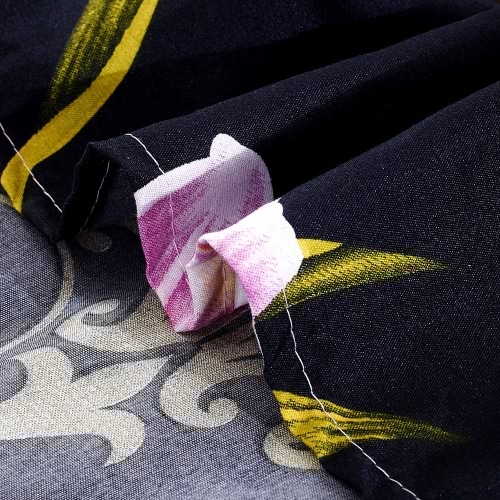 

4pcs 3D Printed Bedding Set Queen King Size Fitted Sheet Bed Cover 2 Pillowcases Bedclothes Home Textiles