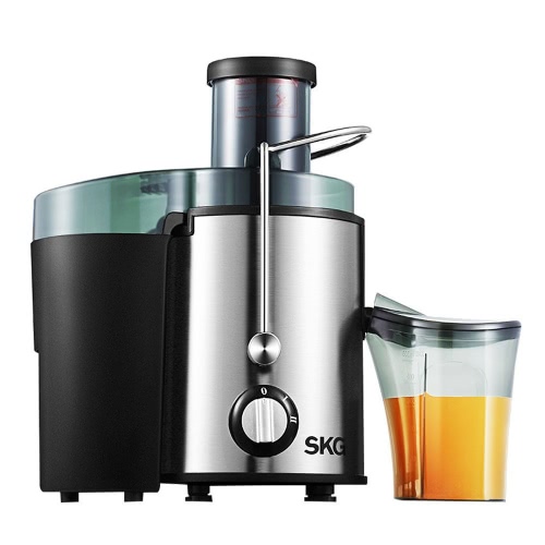 SKG Premium 22.000 RPM alto rendimiento acero inoxidable Extractor del jugo boca ancha