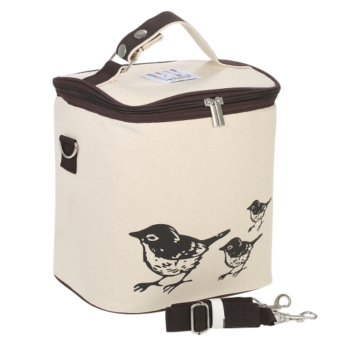 

Esonmus Портативный утепленный изолированный кулер Lunch Bag Baby Bottle Теплоизоляционная сумка с съемным плечевым ремнем - Rose