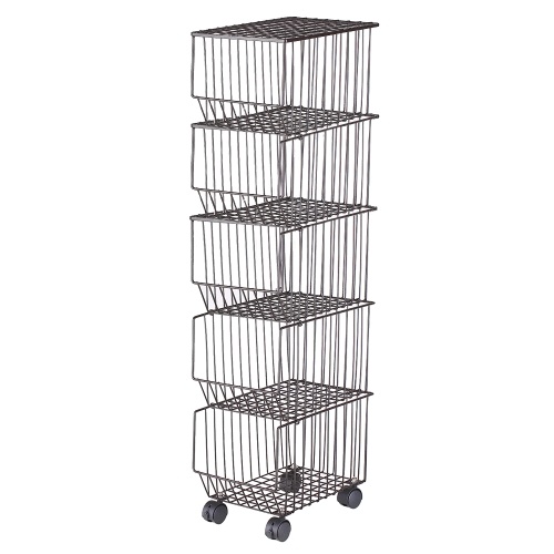 Movable Iron Storage Shelf