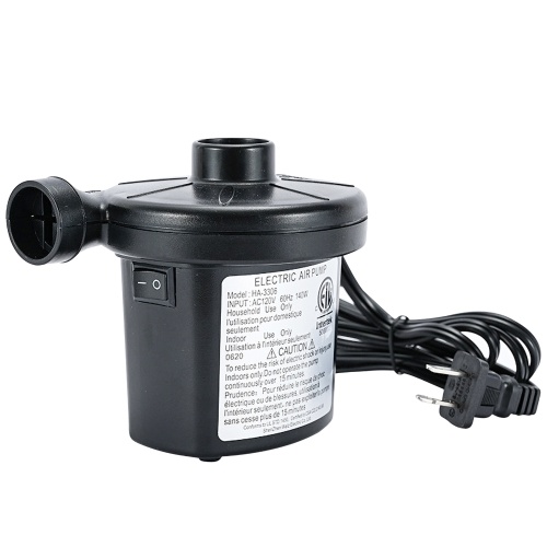 

2 in 1 Inflate & Deflate Electric Air Pump with 3 Nozzles