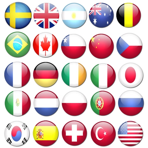 

Anself 90*150cm Polyester Flag Standard-size Country Flag National Flag Good Quality Banner Size 3*5ft 25 Countries Optional