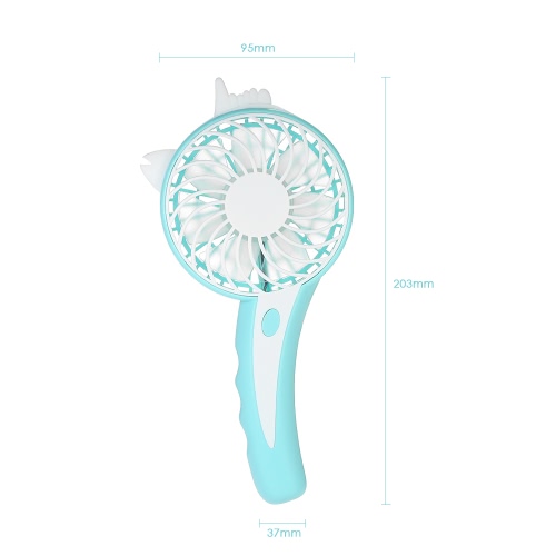 

Handheld Portable Rechargeable Mini Fan USB DC5V Cooling Fan with 3 Adjustable Air Speed for Office Home Travel Use