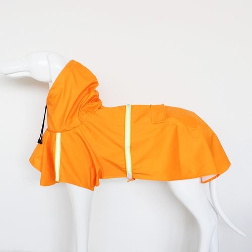 

Pet Dog Raincoat Регулируемый щенок Rain Jacket Coat Cloak Style Водонепроницаемая одежда Poncho Rainwear с отражающей полосой