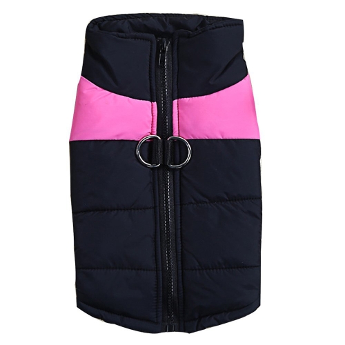 Filhote de cachorro quente para animais de estimação Roupa de inverno Vestuário para cães com frio Vest Jacket Coat Zipper Cotton Colthing