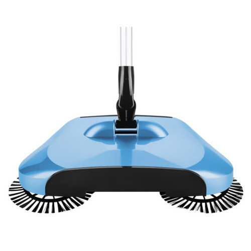 Hand Push Sweeper Máquina de varredura automática de aço inoxidável Handle Broom Pacote de limpeza de piso doméstico 360 Degree Rotation Sweep Dustpan