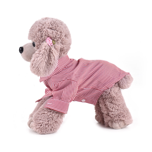 

Premium Breathable Pet Dog Striped Shirt Clothes Underwear Gentleman Super Cute Puppy Costume Supplies Adopt for Soft Cotton