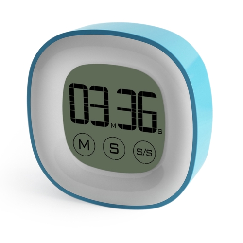 Touch Digital Timer Despertador com grande tela LCD Função magnética Minuto Segunda contagem Contando Temporizador Time-Meter para cozinhar Cozinhar Exercício Jogos Esportivos Office