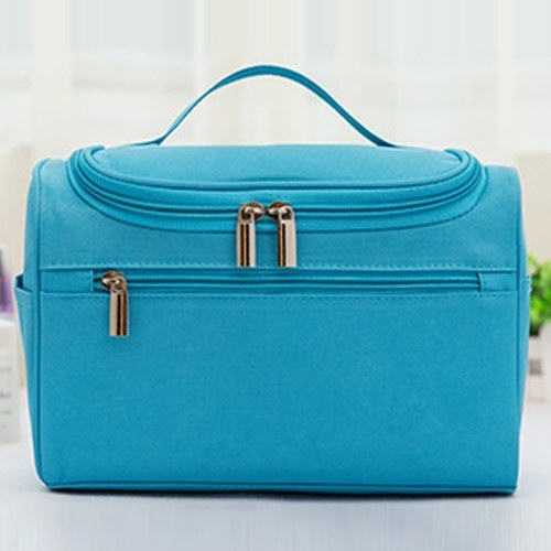 

Simple Hanging Travel Makeup Storage Toiletry Bag Solid Large Capacity Cosmetics Packing Organizer Bathroom Shower Bags Pink