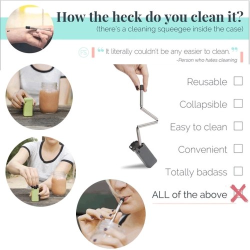 

Final Reusable Foldable Stainless Steel Straw