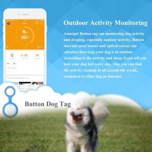 

Xiaomi Smart Dog Tag Sports Pendant Waterproof Sleep Step Counting