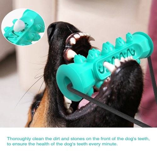 

Pet Dog Molar Bite Chew Toy Dog Rope Pull Interactive Toy with Suction Cup for Pulling Chewing Teeth Cleaning