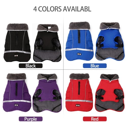 

Dog Vest Cold Weather Dog Coats for Winter Warm Fleece Dog Clothes for Small Medium Large Dogs
