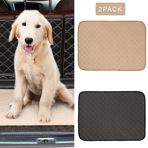 2 PCS Chien Pee Pads Tapis De Formation Pour Animaux Chien Couches Chiot Pads Imperméable À L'eau Absorbant Lavable Réutilisable Pads pour Chiens Chats Lapin