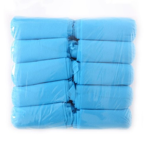 

100 Pack(50 Pairs) Disposable Shoe Covers Hygienic Non-woven Fabric Boot Covers