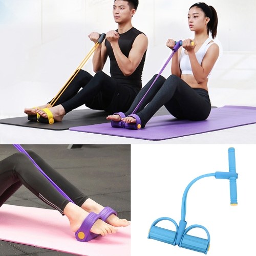 

Ankle Puller Multi-Purpose Household Small Sports and Fitness Elastic Band Sit-ups Auxiliary Rally Bold Tension Tube