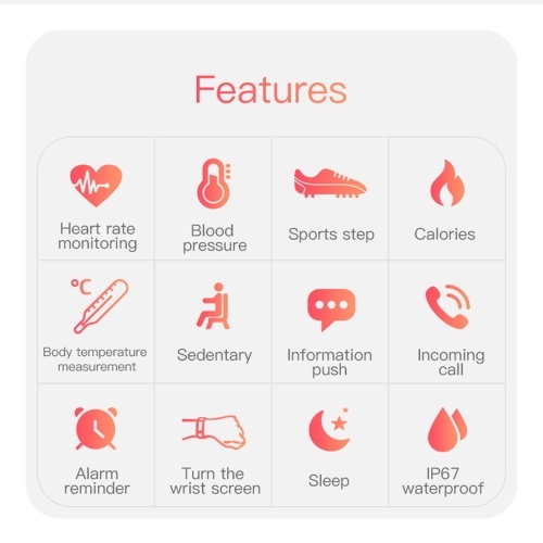 

Fitness Tracker Heart Rate Monitor Watches for Men Women IP67 Waterproof Digital Watch with Step Sleep Tracker Call Message Alerts Smartwatch Compatible iPhone Android Phones