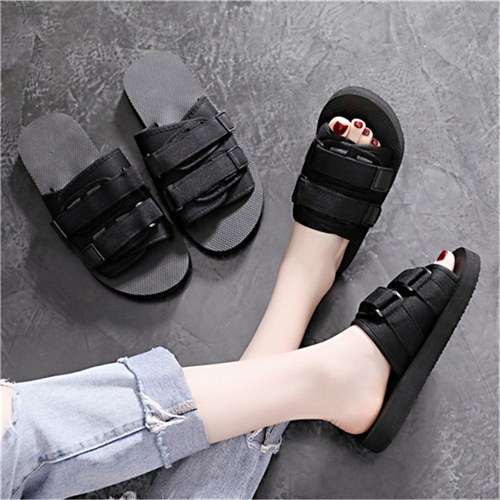 

Anti-Slip EVA Sandals Slippers Unisex Flat Shoes with Open Toe Design Comfortable Footbed for Traveling Hiking Sea Beach Camping