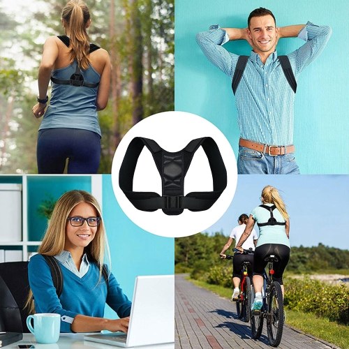 

Back Brace Posture Corrector for Men and Women – Adjustable Upper Back Brace Posture Support for Clavicle – Neck and Shoulder Pain Relief, Increased Mobility