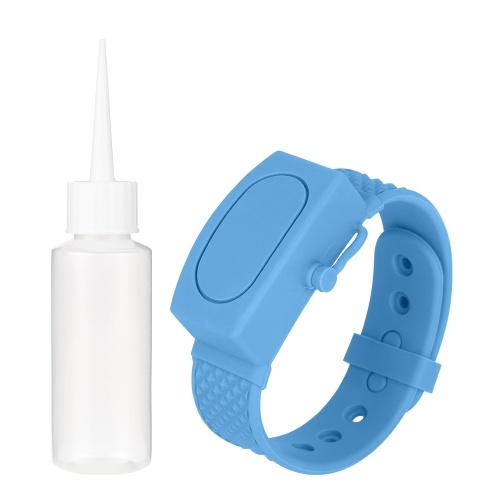 

Wristband Hand Dispenser Refillable Silicone Bracelet for Hand Washing