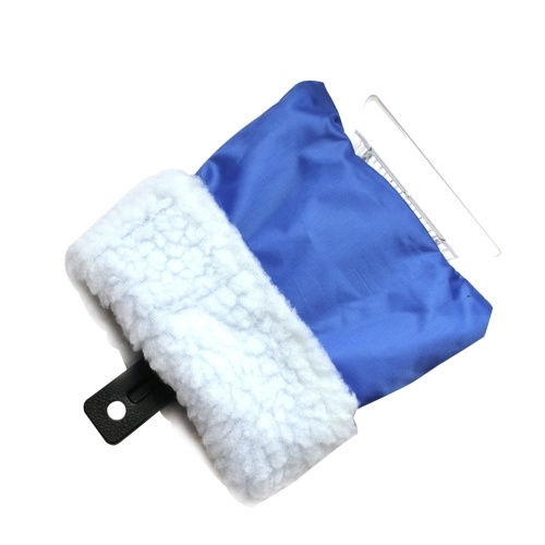 Ice Scraper Glove Waterproof Windshield Snow Remover Scraper Mitt