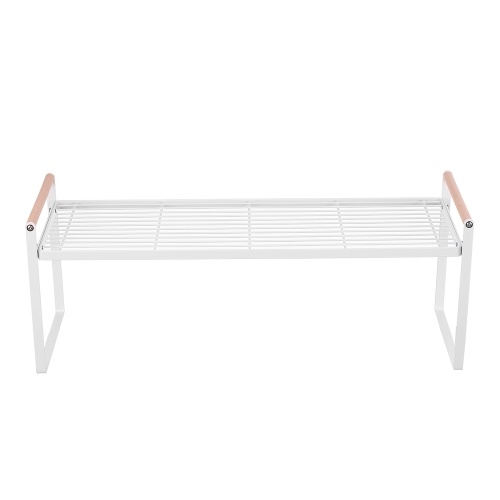 Storage Shelf Organizer Kitchen Cabinet and Counter Shelf Organizer 