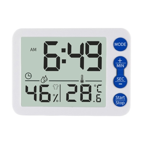Temperature Humidity Indoor Clock