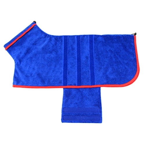 Dog Bathrobe Towel Dog Drying Coat