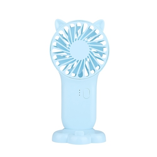 Ventilador portátil mini ventilador elétrico recarregável USB de 3 velocidades ajustável