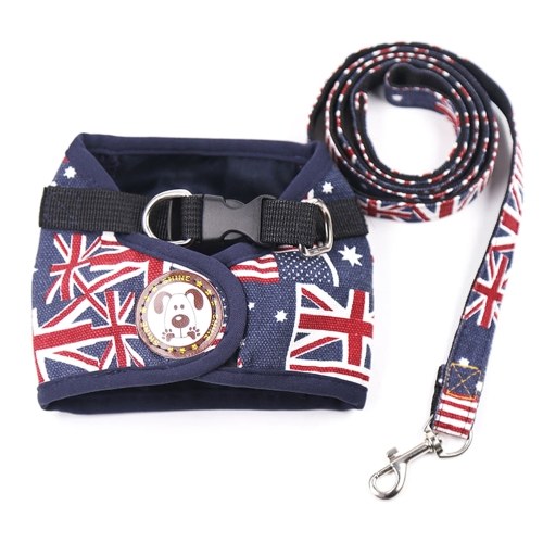 Dog Harness Dog Leash Set Pet Harness and Leash for Walking