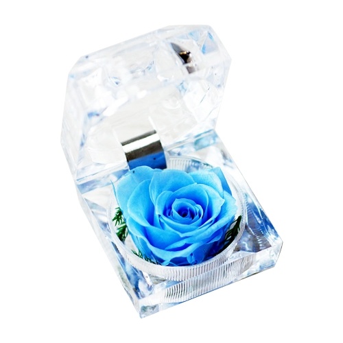 

Консервированные настоящие розы в прозрачной коробке Eternal Rose Ароматические розы Forever Rose Flower