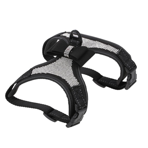 

Dog Harness No-Pull Adjustable Rhinestone Diamond Bowknot Chest Straps Bow Vest with Leash Reflective Nylon Pet Vest for Dogs