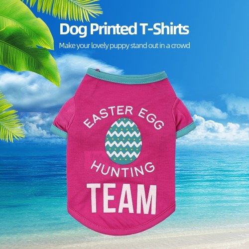 Pet Clothes Dog Shirts Dog T-Shirts Printed Pet Vest Shirt Pet Spring Summer Clothes for Small Dogs Cats