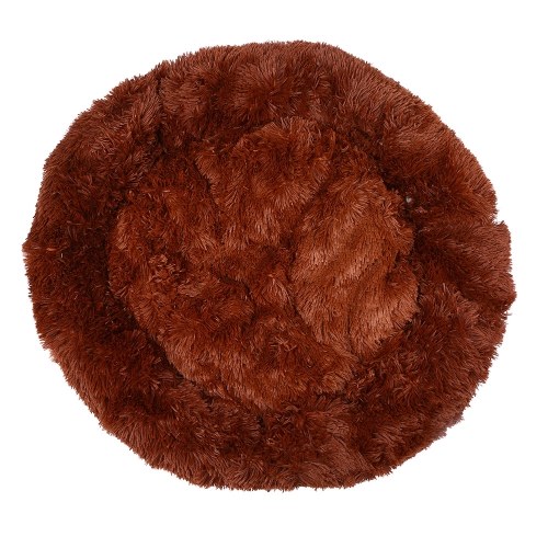 

Comfortable Plush Round Pet Bed for Dogs Cats