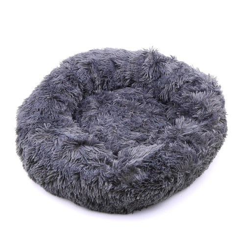 

Comfortable Plush Round Pet Bed for Dogs Cats