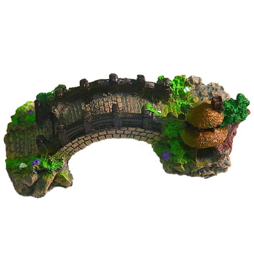

Aquariums Decorations Bridge Tower Resin