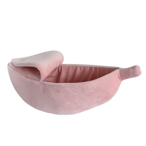 

Banana Cat Bed House Puppy Cushion Kennel Portable Warm Pet Basket Supplies Mat