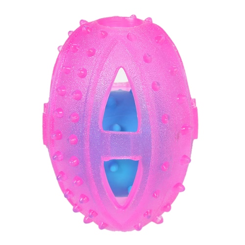 

Cute Color Small Interactive IQ Pet Cat Dog Проигрывайте игрушку с белком внутри Собака Chew Toy Toxic Free Безопасная собака Разв