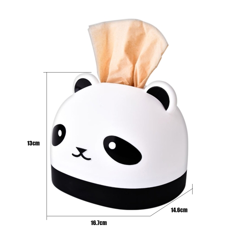 

Creative Tissue Box RB281 Cute Panda Paper Box Restaurant Plastic Paper Towel Box Holder Cover