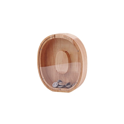 

Wooden/Bamboo Piggy Bank English Letters Shape Saving Pot