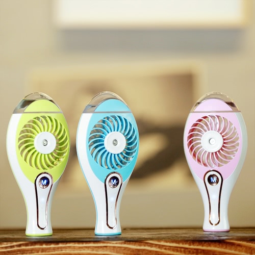 

2 in 1 Handheld Portable Mini Humidifier + Cooling Air Fan USB DC5V Office Air Diffuser Mist Maker