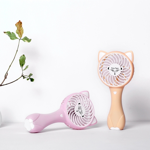 

Mini Portable USB Fan 3 Speed Handheld Fan Fox Fan Pocket Fan
