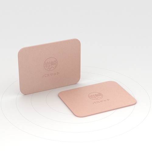 

Diatomaceous Earth Bath Mat Antibacterial Deodorant Nonslip Bathroom Floor Mats Absorbent Soft Comfortable Easier to Dry Grey