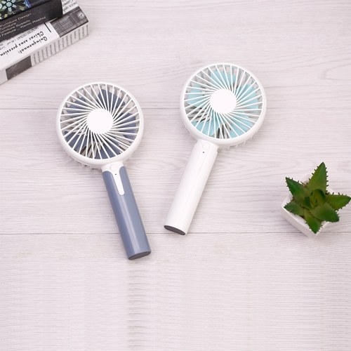 

Portable Mini Fans USB Rechargeable Handheld Desktop Fan 3 Speed Controlling Cooling Fan with Base for Office Home Travel Use