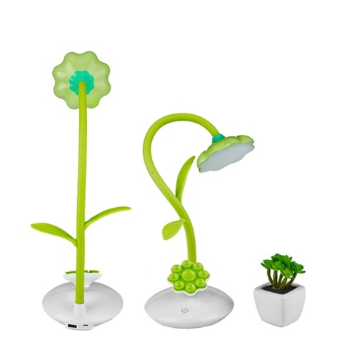 Fashion Desk Lamp Sun Flower Mobile Phone Stand Table Lamp