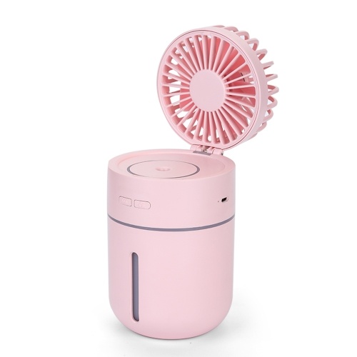 

Rechargeable Mini Humidifier with Fan Portable USB Humidification Atomizer