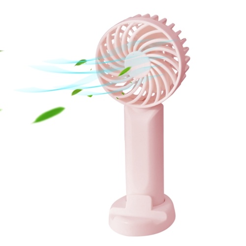 Ventilatore portatile con base Mini ventilatore portatile Ventilatore da scrivania personale a basso rumore a 3 velocità per ufficio da campeggio Ventilatore da scrivania alimentato tramite USB