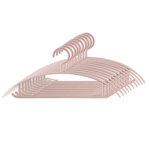 

Plastic Hangers Non-Slip Clothing Clothes Hanger 10 PCS/Pack